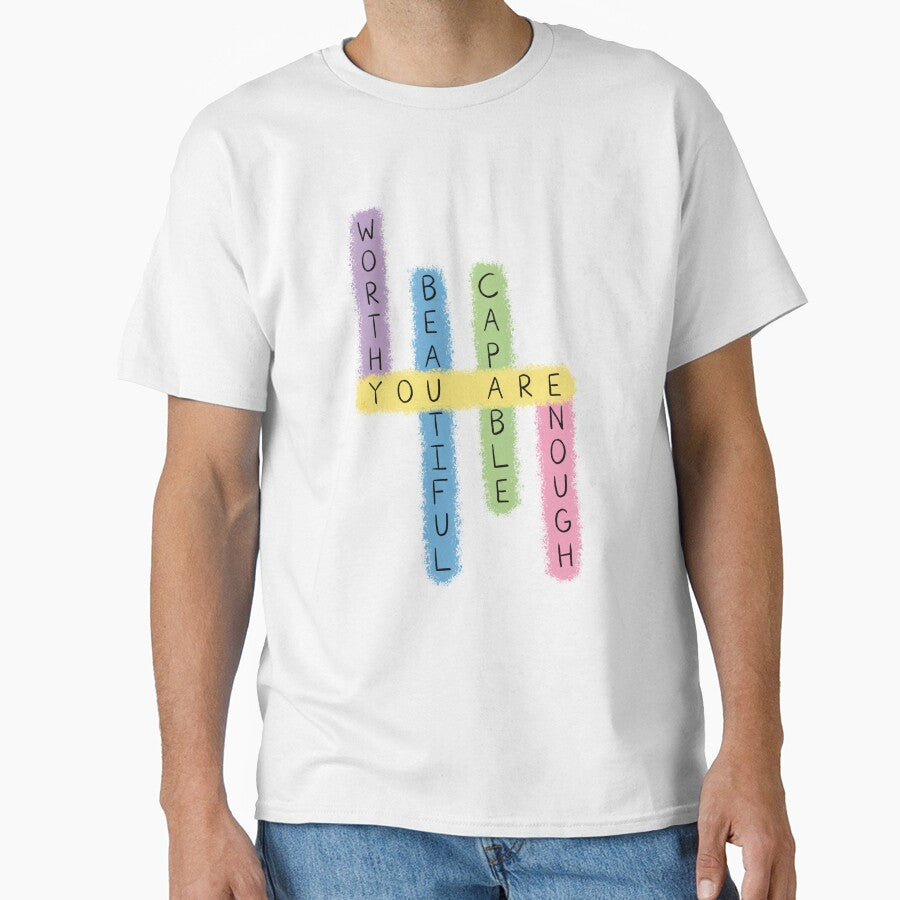 Colorful Positive Affirmations Puzzle Design by ChantellaGF