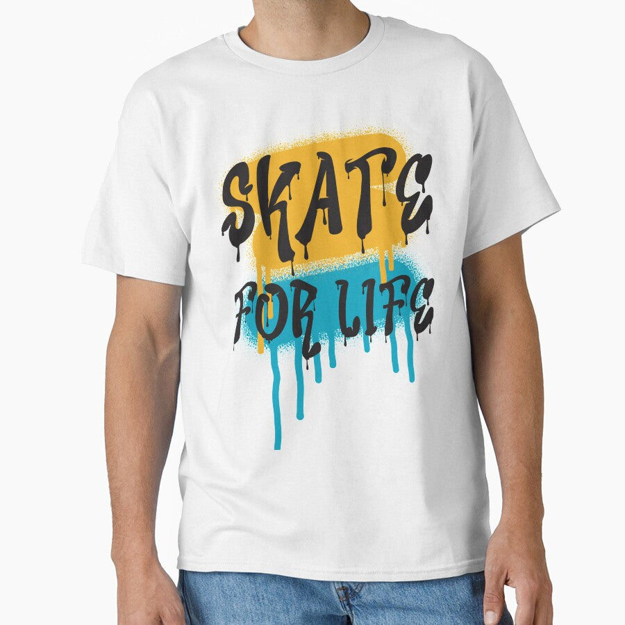 Skate For Life Graffiti Art Style Light by Windmill Wildflowers