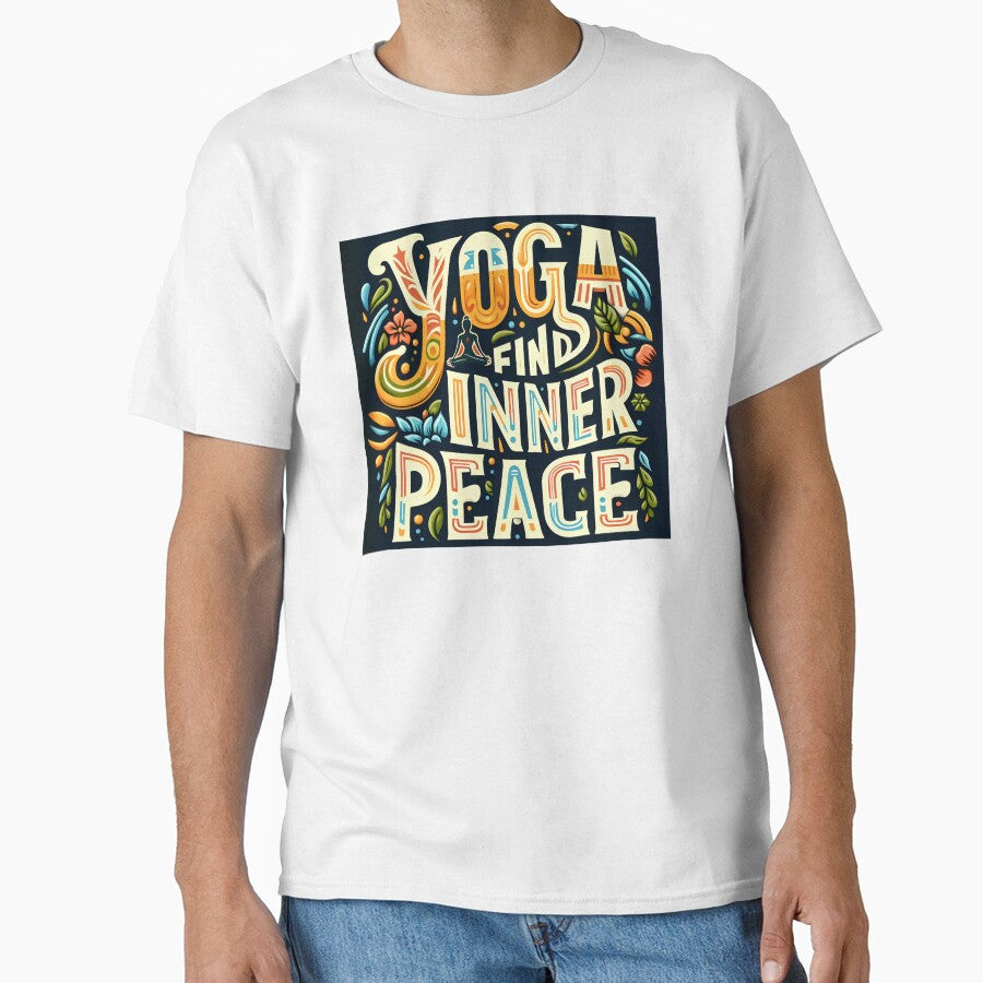 Yoga Find Inner Peace, typography by maxmaj
