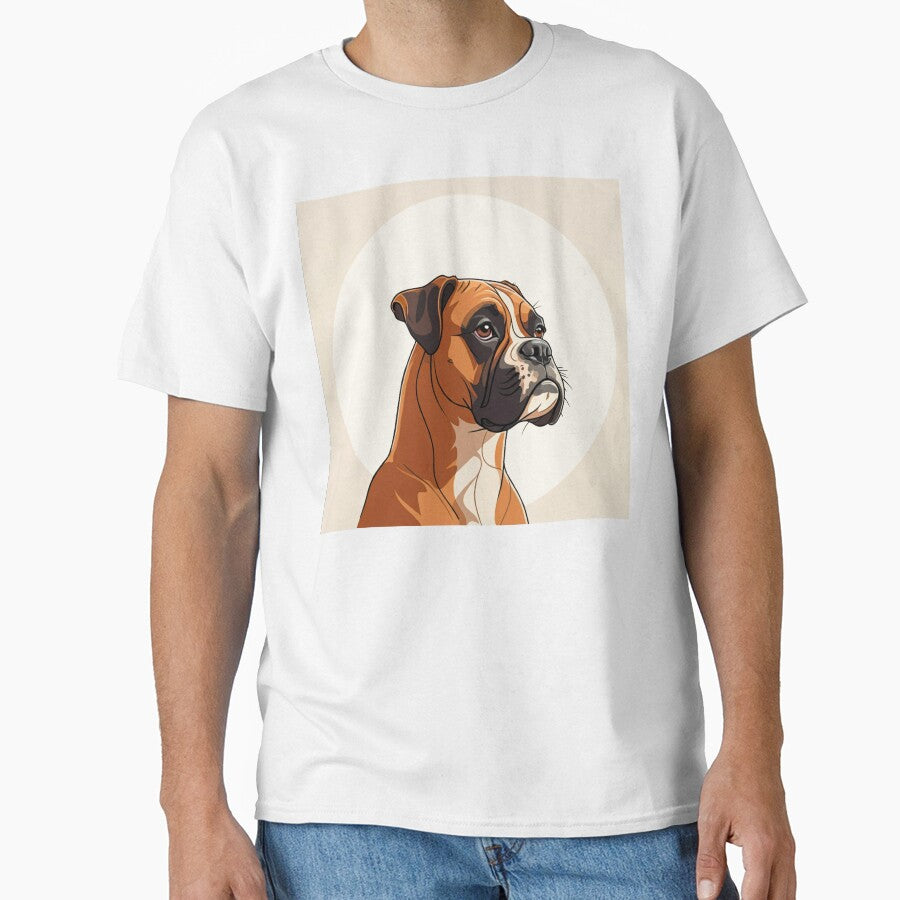 Boxer dog modern digital art by EleanorBassett