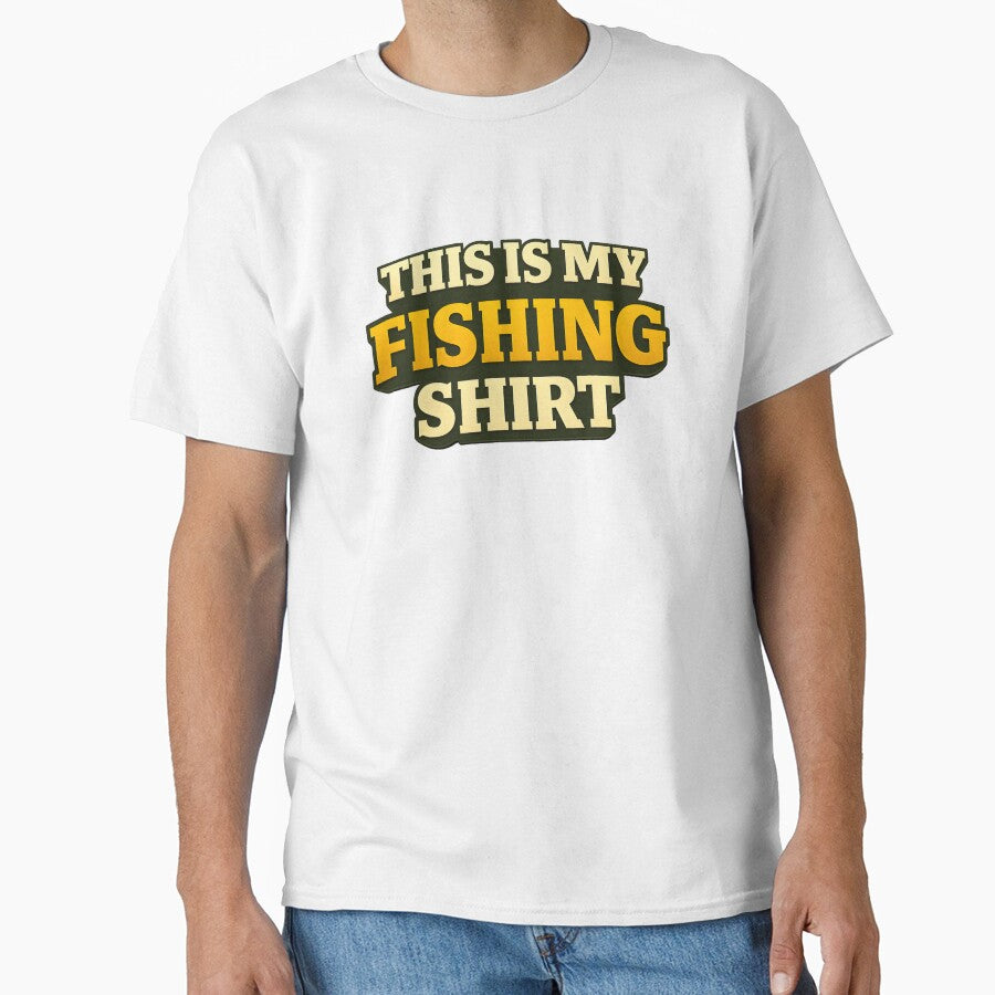 This Is My Fishing Shirt – Funny Fishing Statement by SVALANART