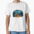 Moonlit Camping Solitude Wilderness Escape by PMestore