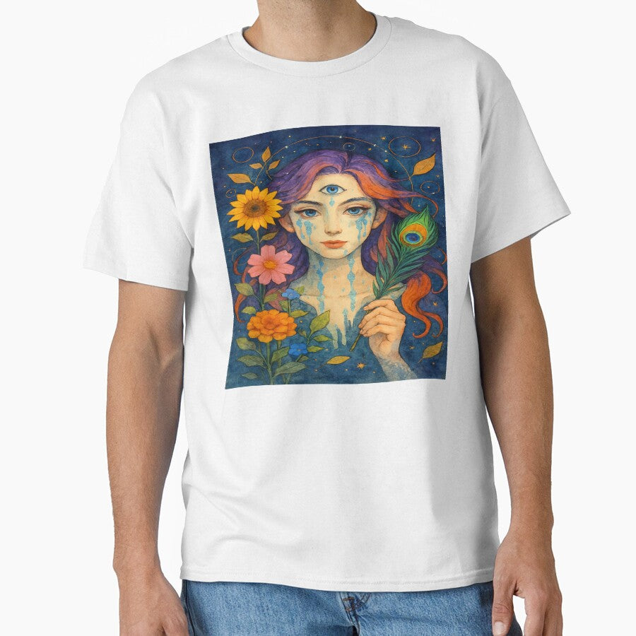mythological guardian of flowers and third eye by Ecosetereos