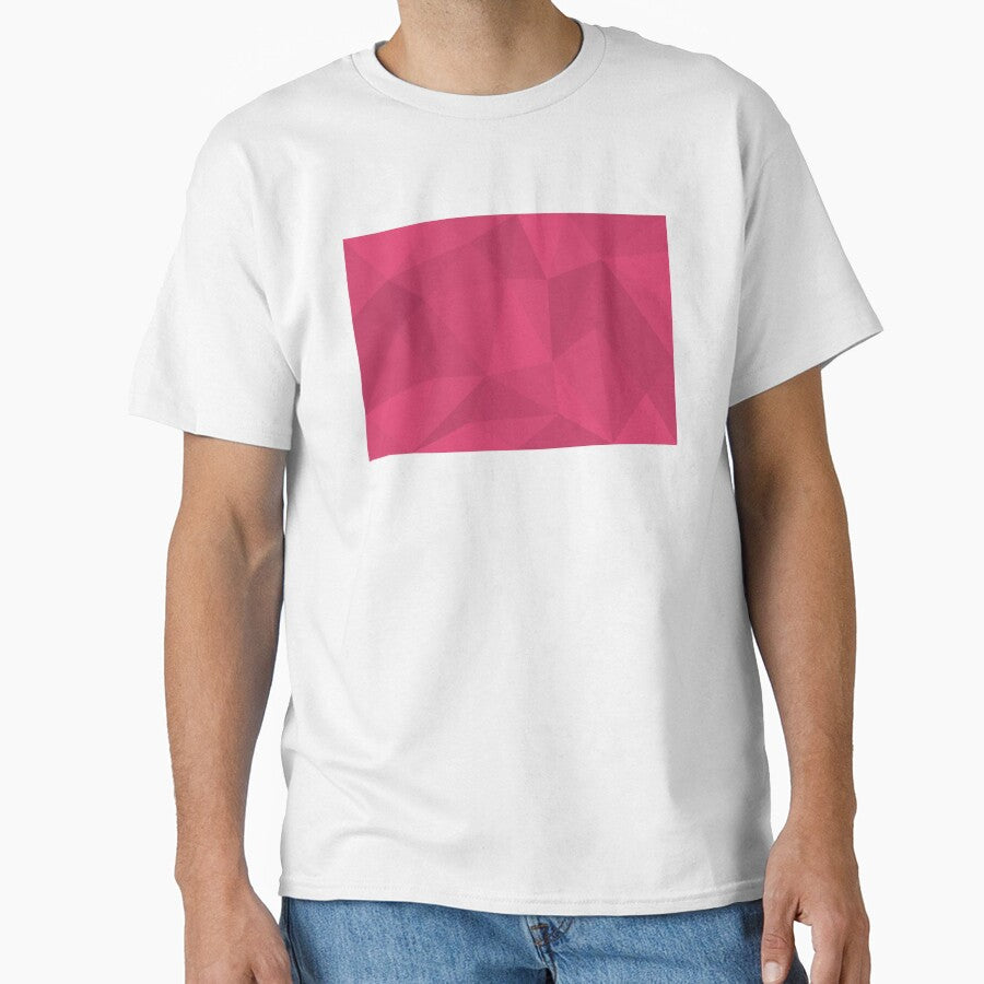 Pink, cool, unique, trendy, urban abstract triangular shapes by theendup