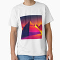 Dark minimalist moutain geometry - 1 by SpecialForceART