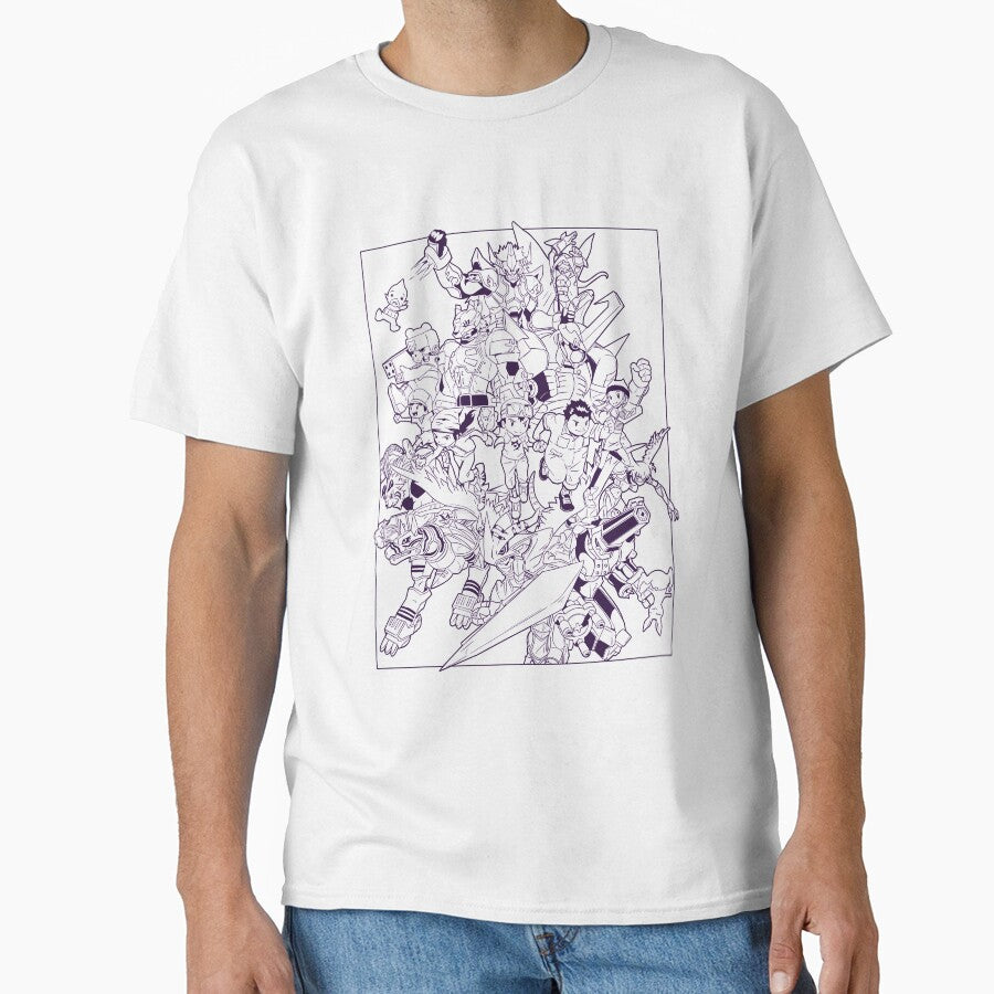 Digimon Frontier Tee by Natalee Ryan