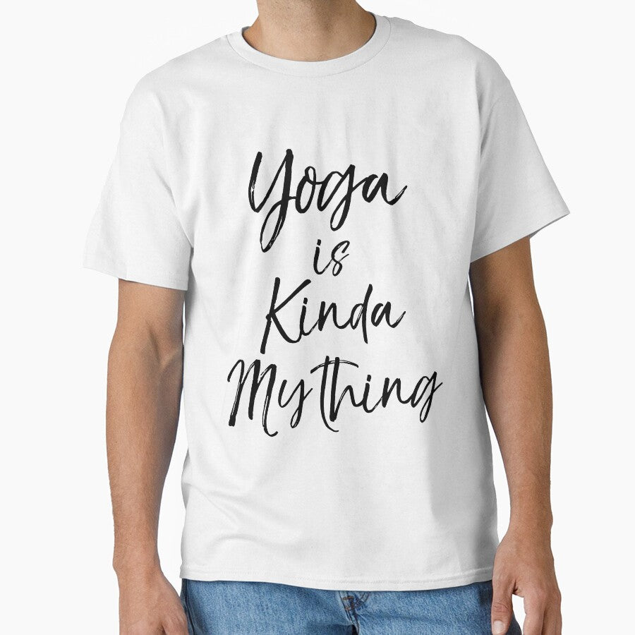 Funny Yoga is Kinda My Thing Cute Yoga Quote by TNDesignStudio