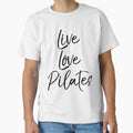 Live Love Pilates Funny Workout Quote by TNDesignStudio