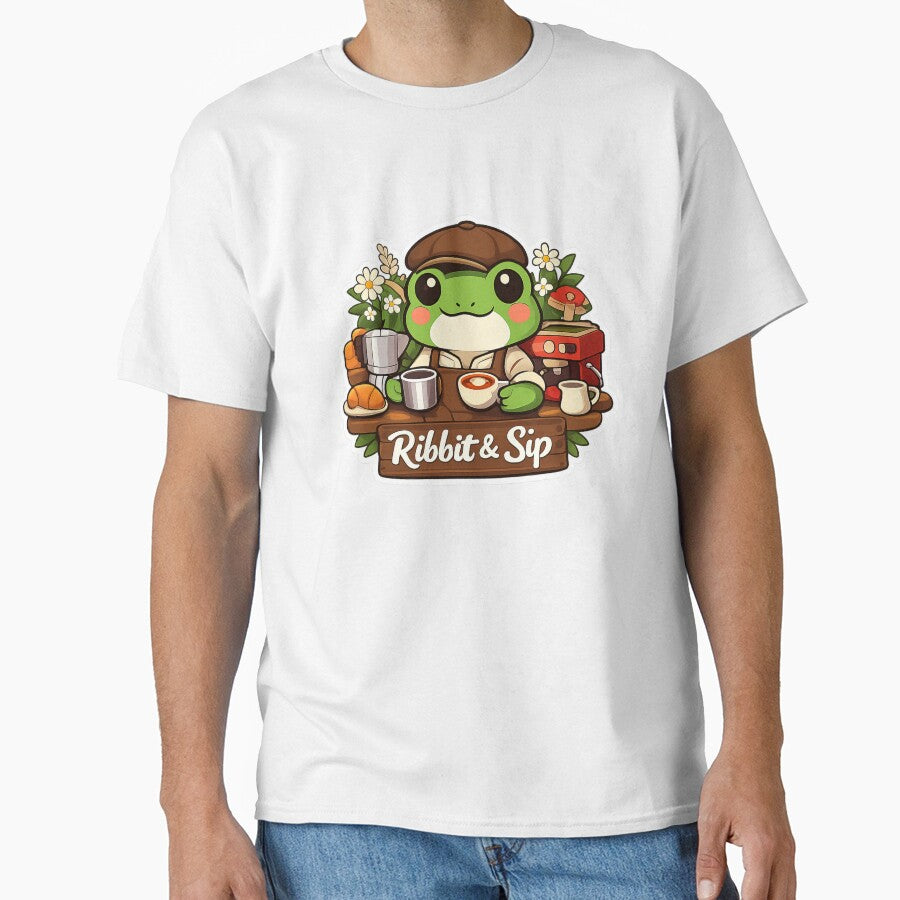 Matcha Mood – Cute Frog Matcha Latte Cozy Sticker by ApneaStore
