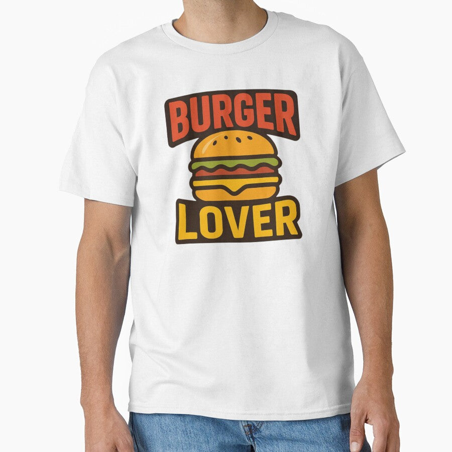 Retro Burger Lover Badge - Classic Cheeseburger Illustration by RDproject