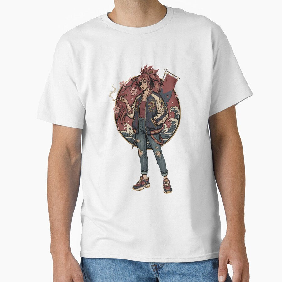 Casual Baiken Guilty Gear Strive – Streetwear Ronin Art by Senpaiwaves