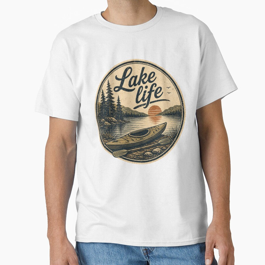 Lake life logo by Moon Hollow Outfitters