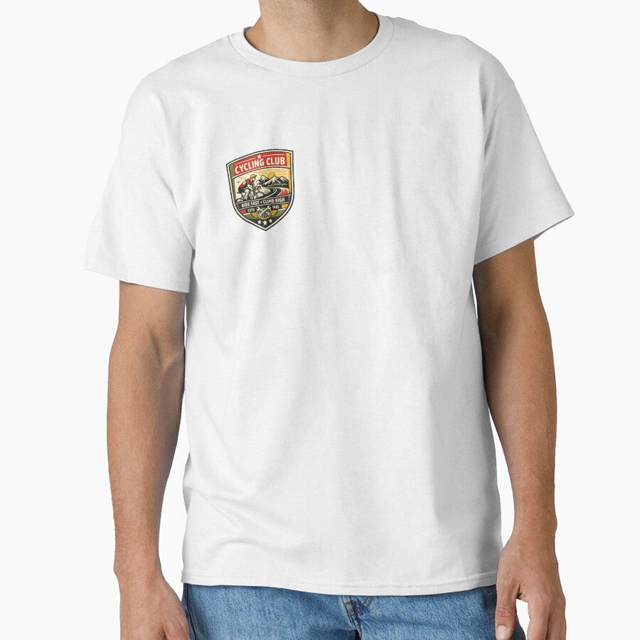 Vintage Cycling Club Badge – Retro European Bike Jersey Emblem by VeloForge