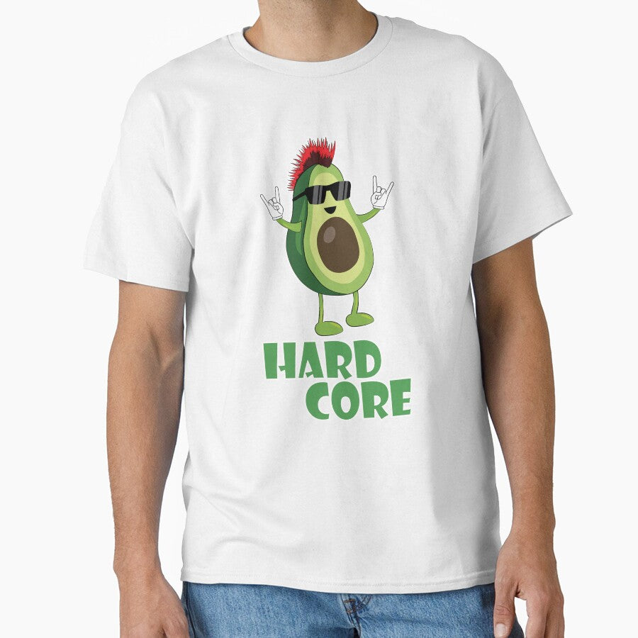 Hard Core Avocado Funny by TheInkElephant