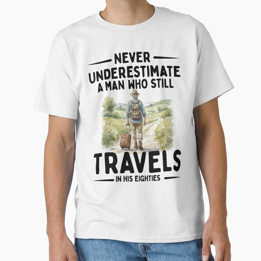 Never Underestimate A Man Who Still Travels In His Eighties by LounisArt