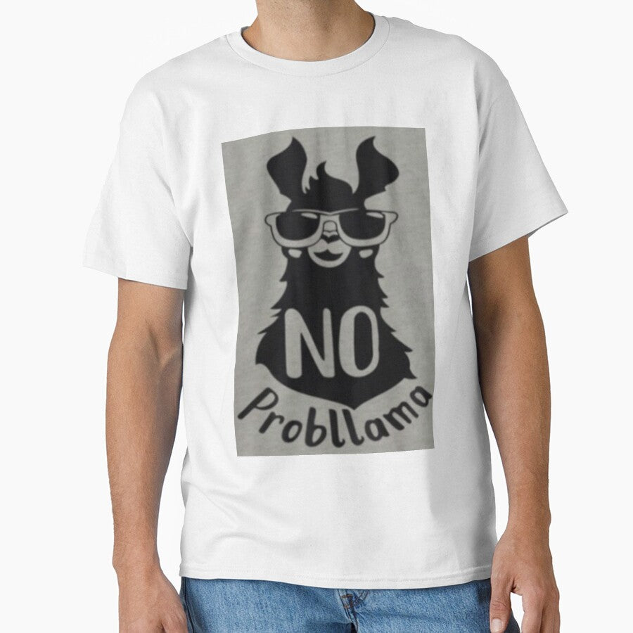 No Problamma Printed T-Shirt by storeInsight