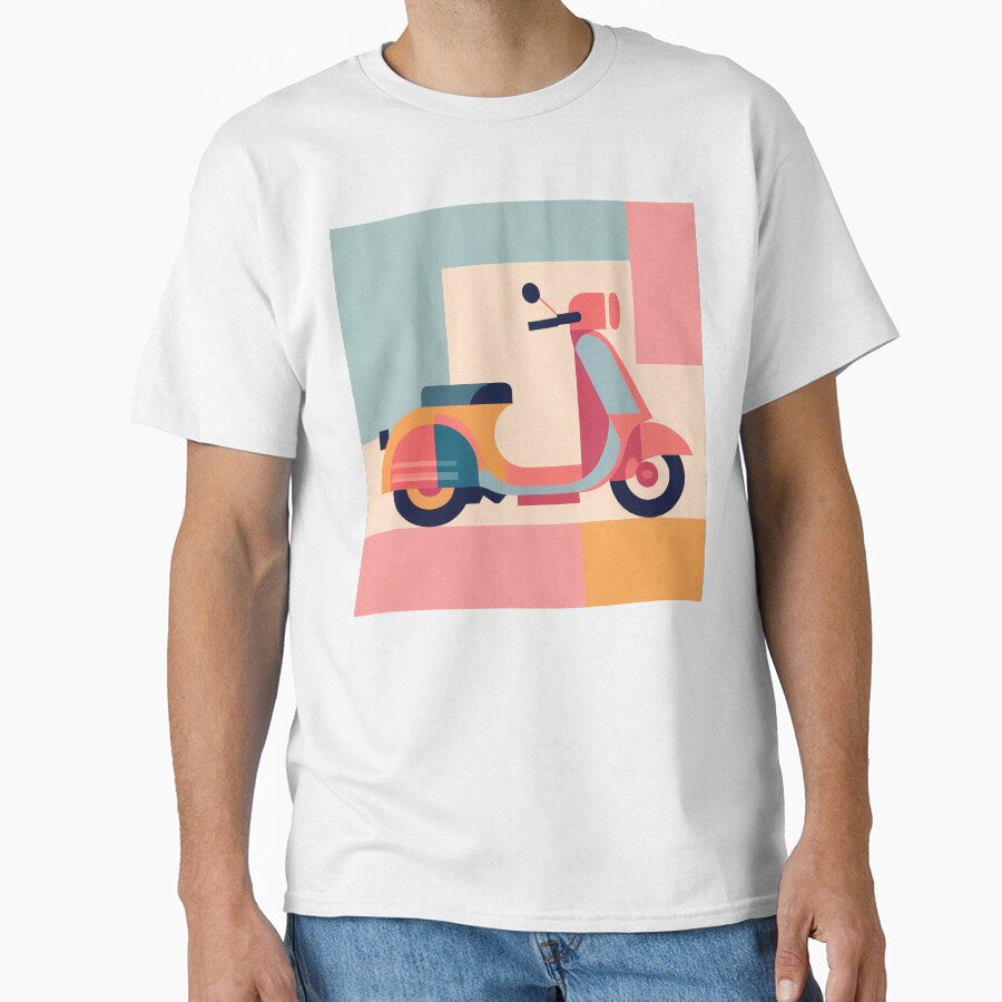 Scooter as Minimal Bauhaus Art by OzzFrequency