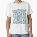 White Anemone - Blue by PaintdFoxStudio