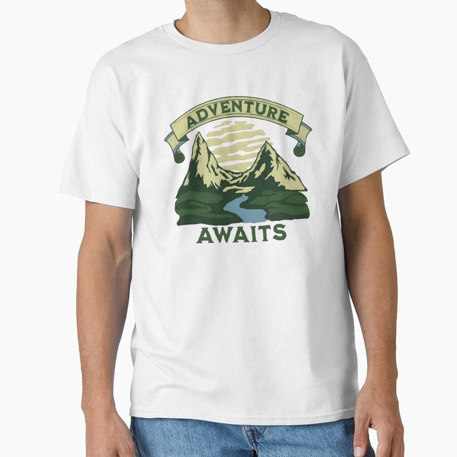 Adventure awaits, funny and cool nature lover by Merchattack