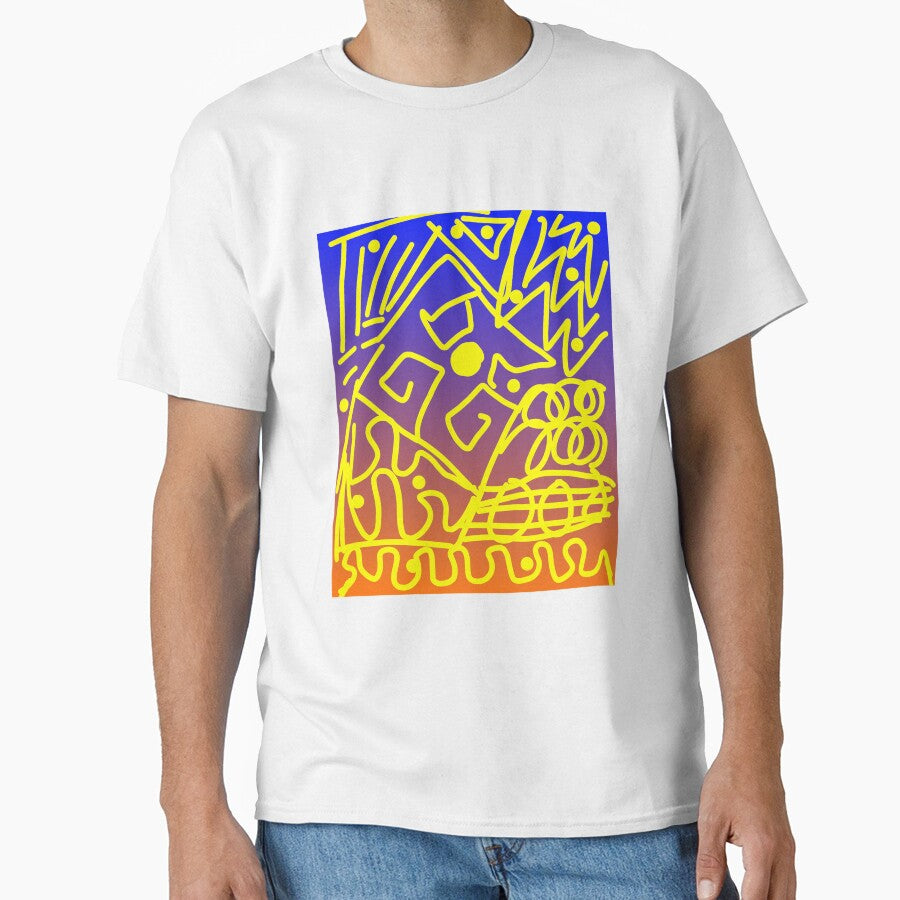 Modern abstract pattern t-shirts by UnshieldArt