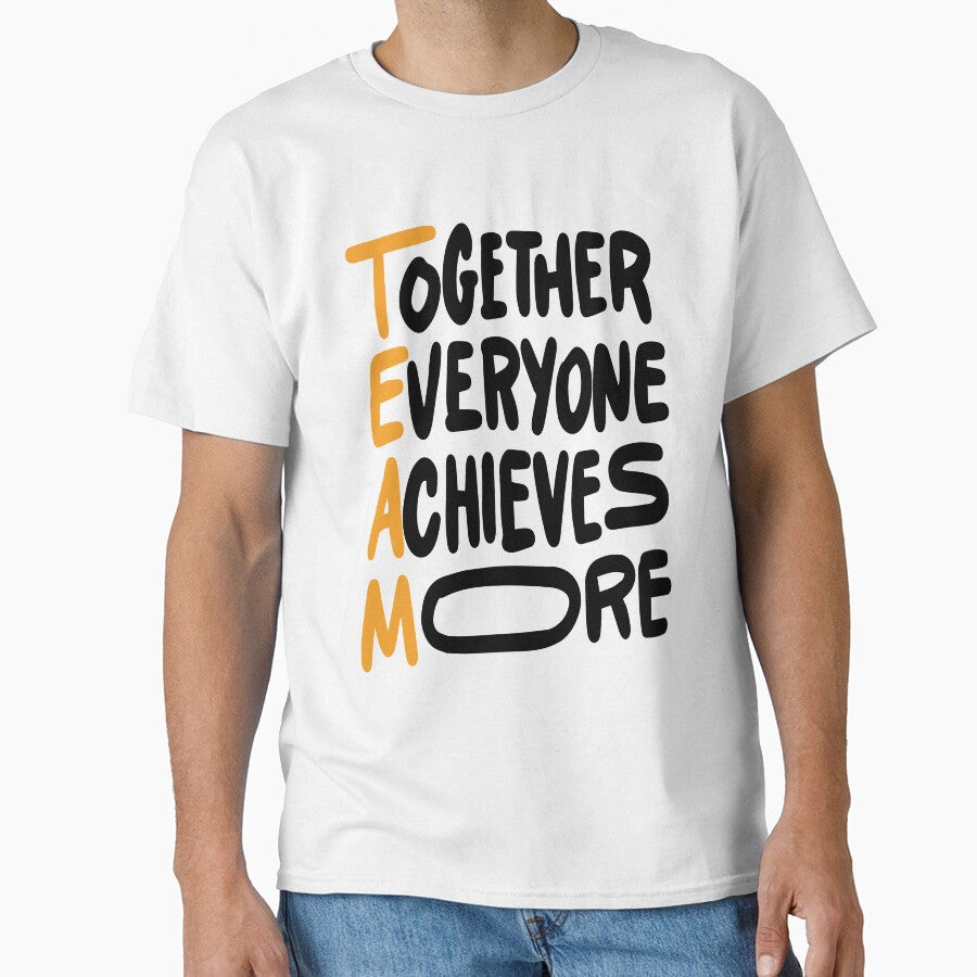 Team Together Everyone Achieves More Inspirational Quotes by ProjectX23