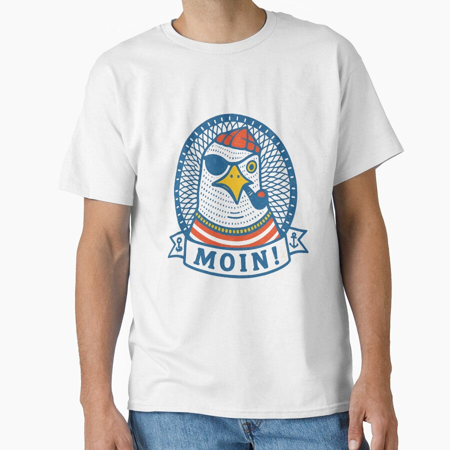 Moin Seagull Pirate Sailor Vintage by HBDStudio