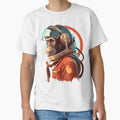 Retro Space Monkey by AdvancedApe