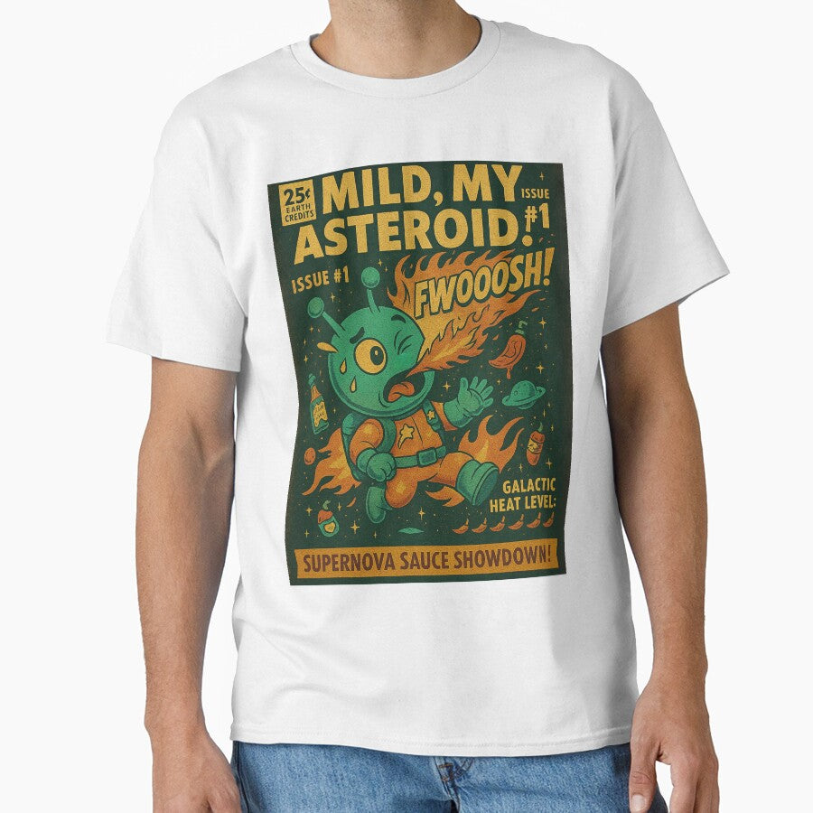 Mild, My Asteroid! – Spicy Space Comic Poster – Nommy’s Supernova Sauce Showdown by Astronomnom
