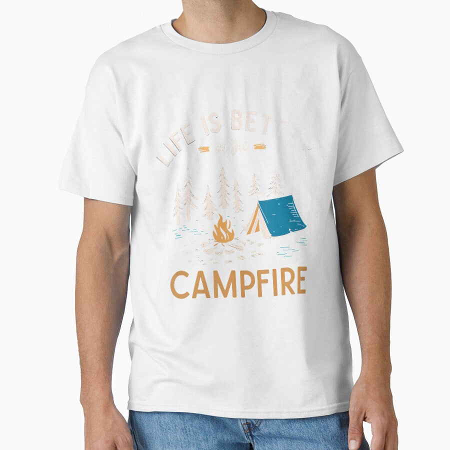 Life Is Better At The Campfire Camping Nature Outdoor by desuyomoskov7