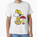 Yellow Raincoat And The Woods Peanuts by MerchQueDesigns