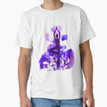 The yoga tree pose in violet color by munaykidisenios
