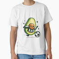 Kawaii Avocado With A Soccer Jersey by CanvasCutie