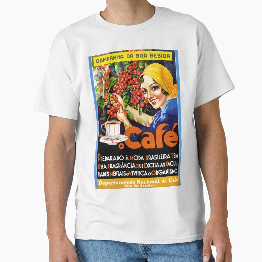 Vintage Travel Poster Brazil Cafe by Lazarz8