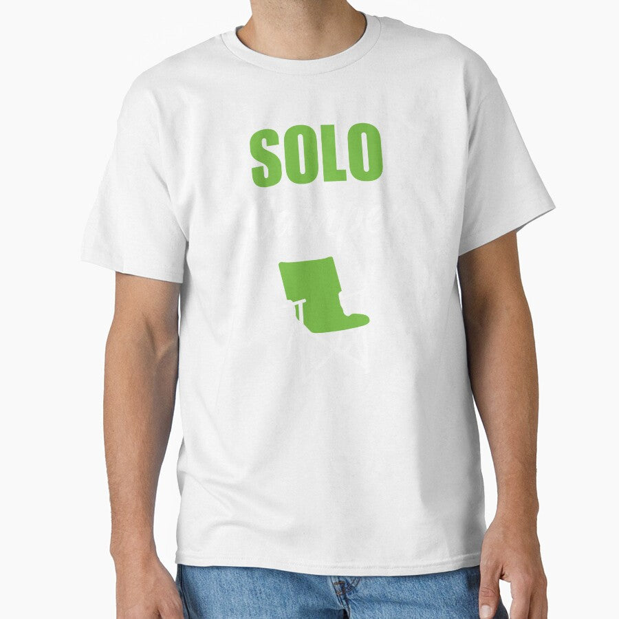 Solo camper, solo camping alone. Camper life for dad or mom men or woman enthusiast fan by NBSStore