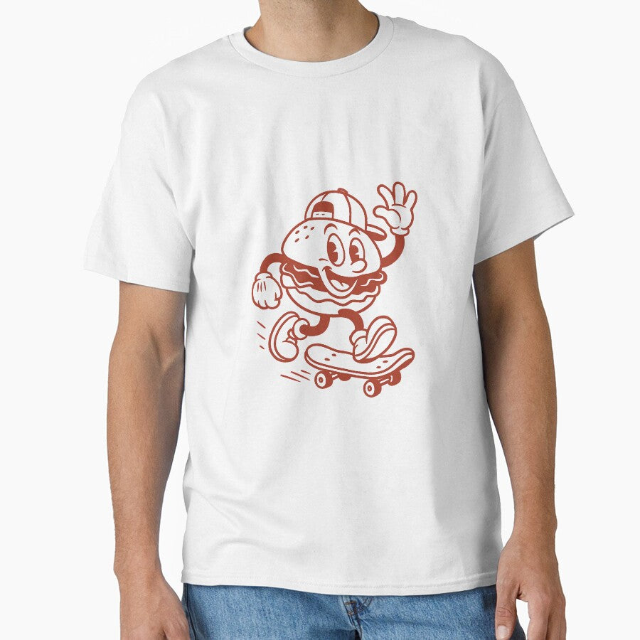 Skater Burger – Classic Red Roller by HoopeStylee