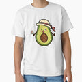 Cute Avocado Holding Flowers | Kawaii Gardening Avocado Cartoon by SunCraftStudio