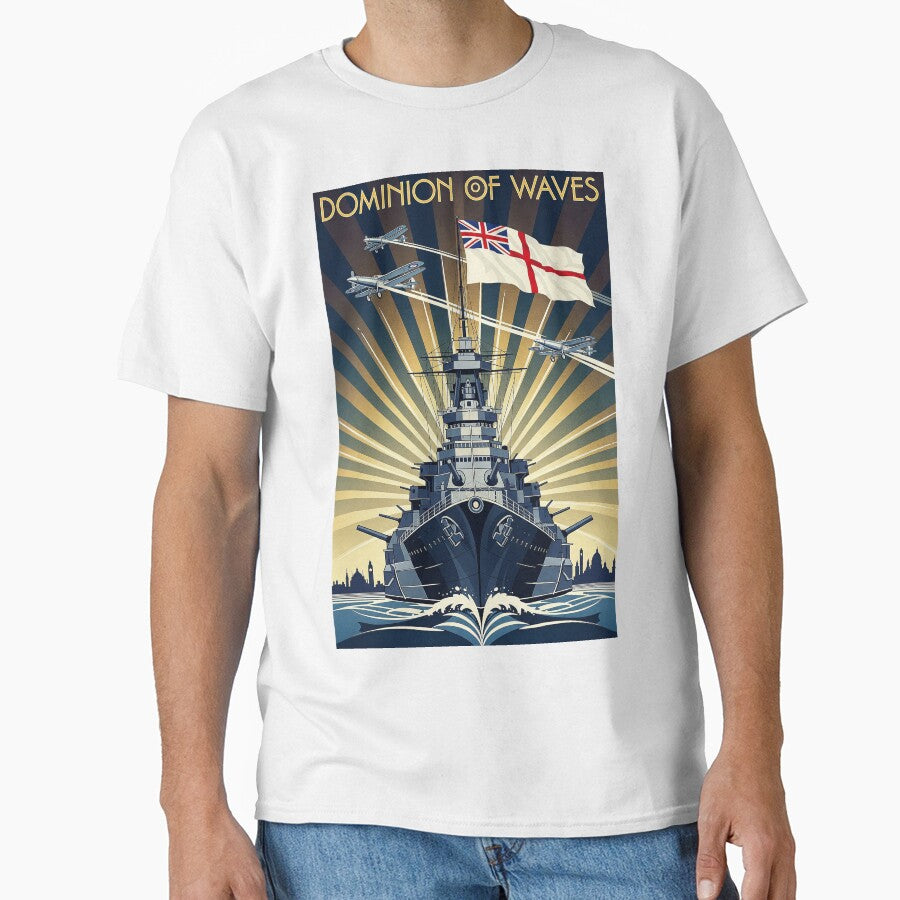 Royal Navy Art Deco Poster by Skyframe Aviation
