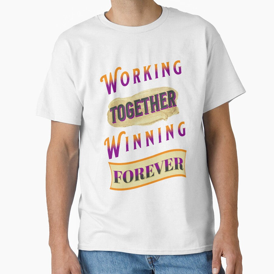 Working Together, Winning forever - Teamwork Quotes by JJPrintShop