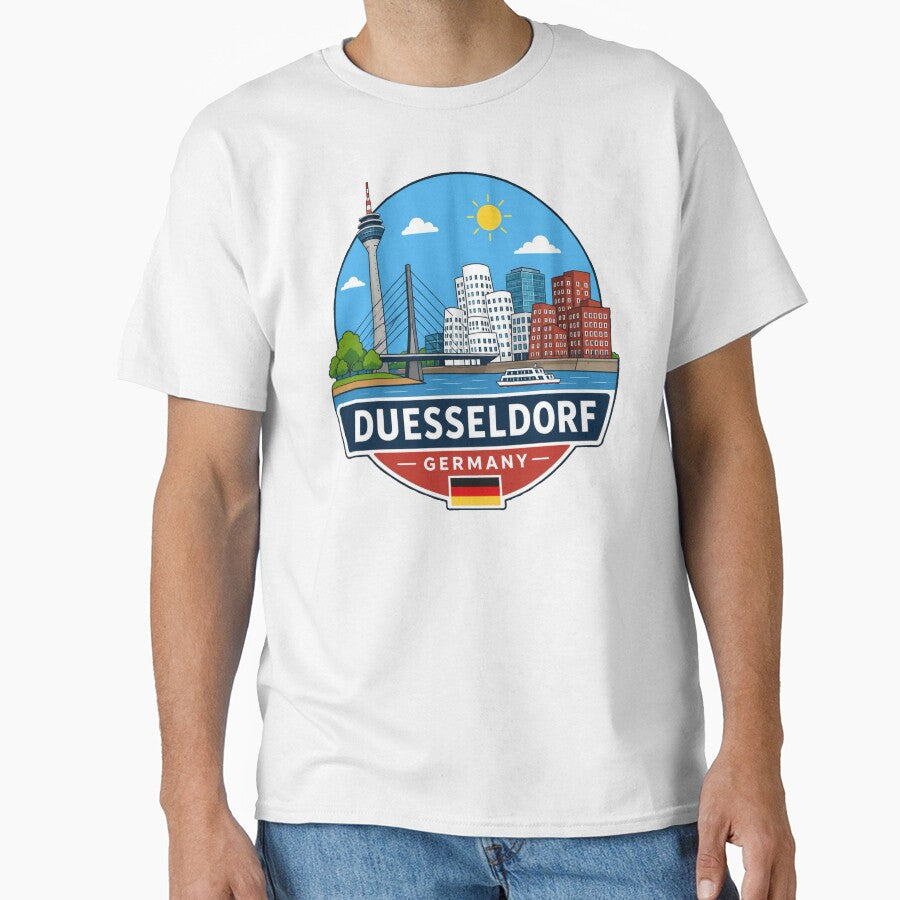 Düsseldorf, Germany, Cityscape by Myra365Art