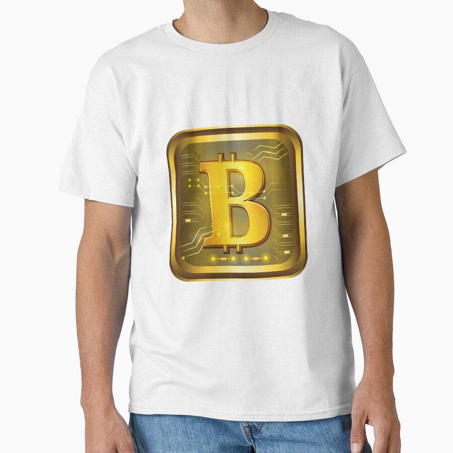 Bitcoin crypto currency gold color by ZieProject