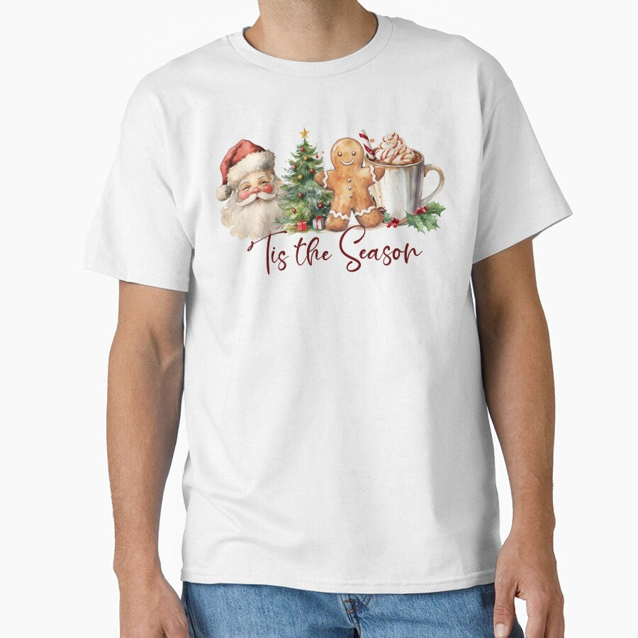Tis the season Christmas Sweatshirt, holiday apparel, Christmas Sweatshirt, Funny Christmas Sweater, Cute Winter Sweatshirt, Merry Christmas by ChosinMarkets77