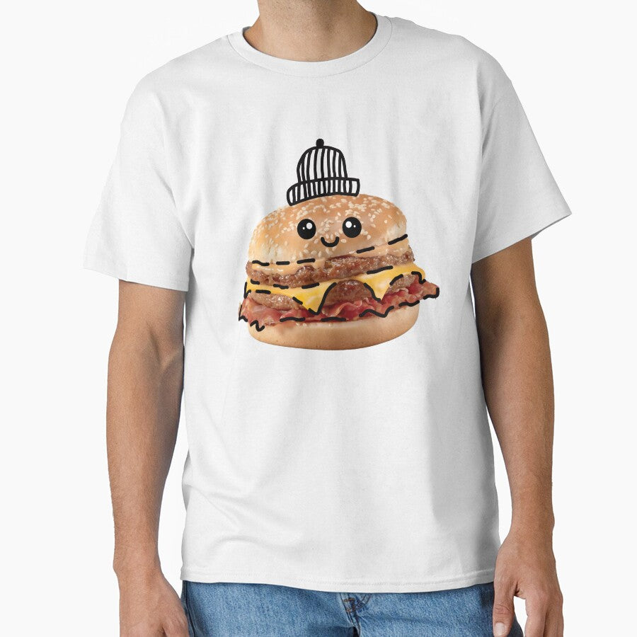 Happy Burger Character by funwithstickers