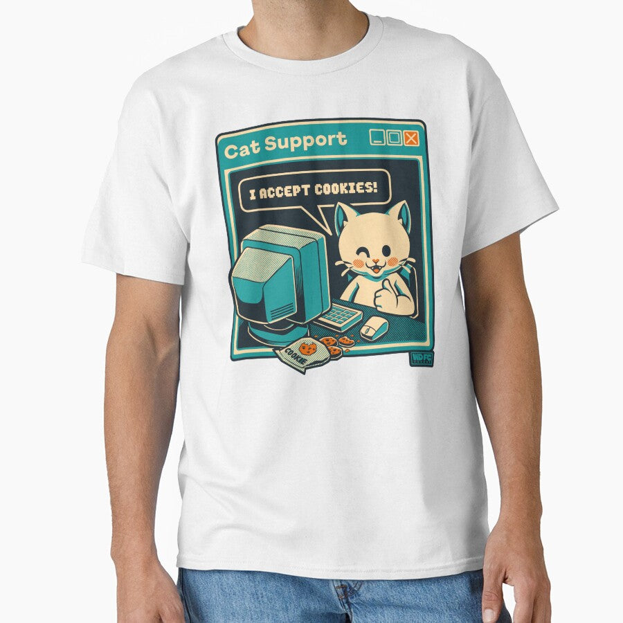 Tech Support I Accept Cookies Cat by World Domination For Cats ®