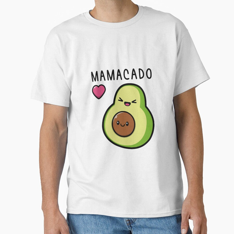 Womens Mamacado Pregnancy Mother Cute Avocado Fruit Pregnant Mom by NiceSpot