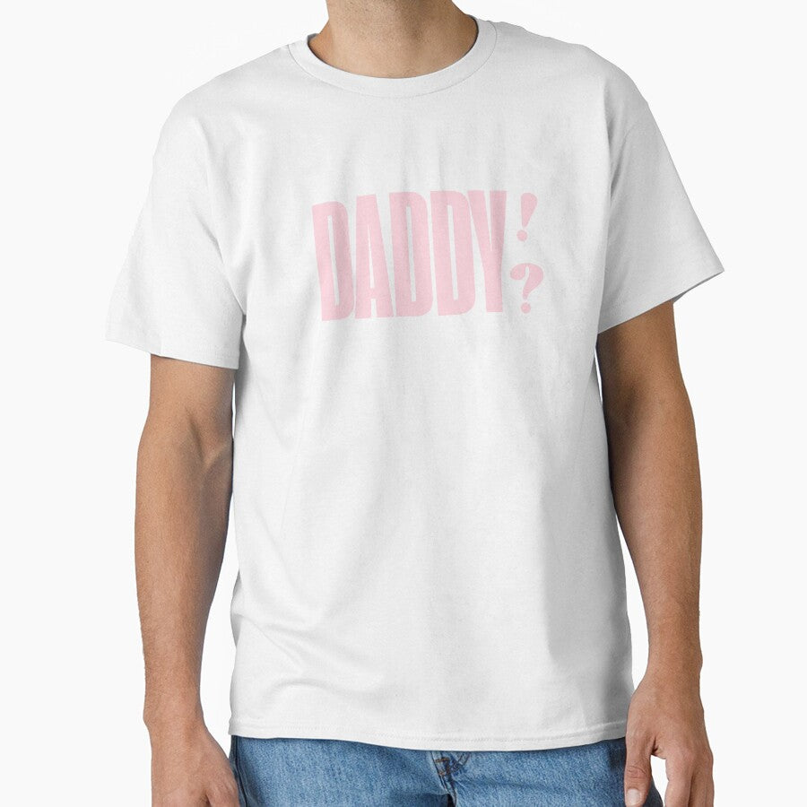 Daddy?! Aesthetic Pastel Pink Bold Lettering by eMKa82