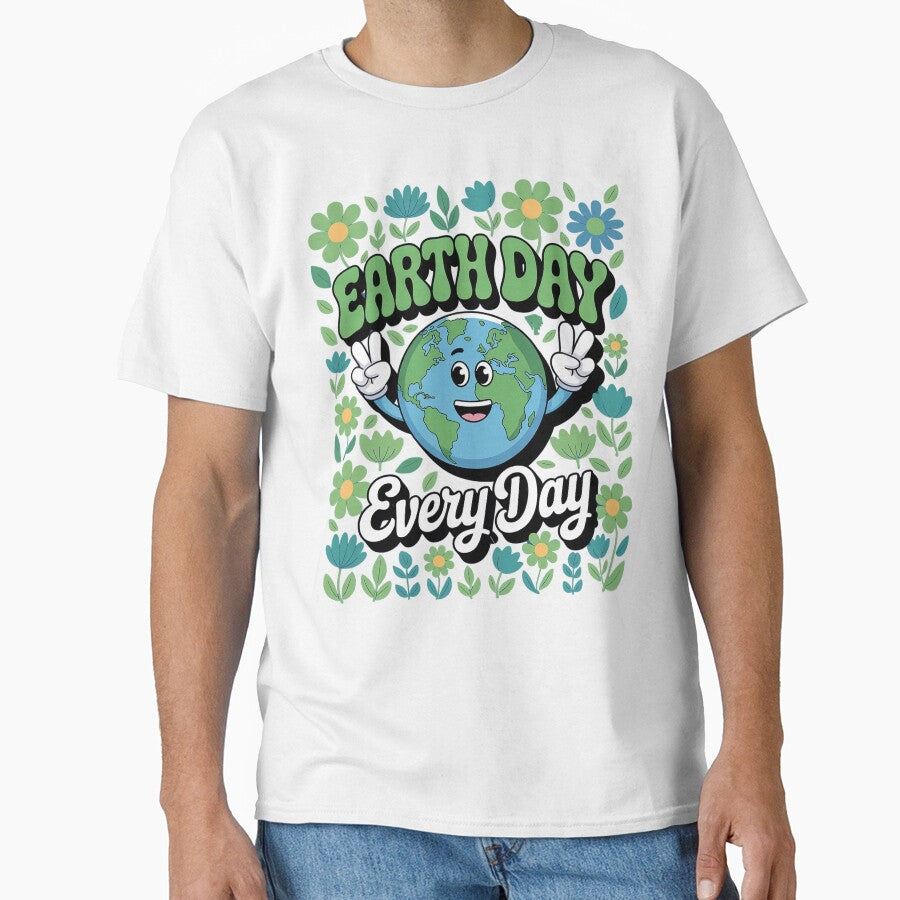 Groovy Earth Day Everyday Earth Day Women Girls by Moxizz