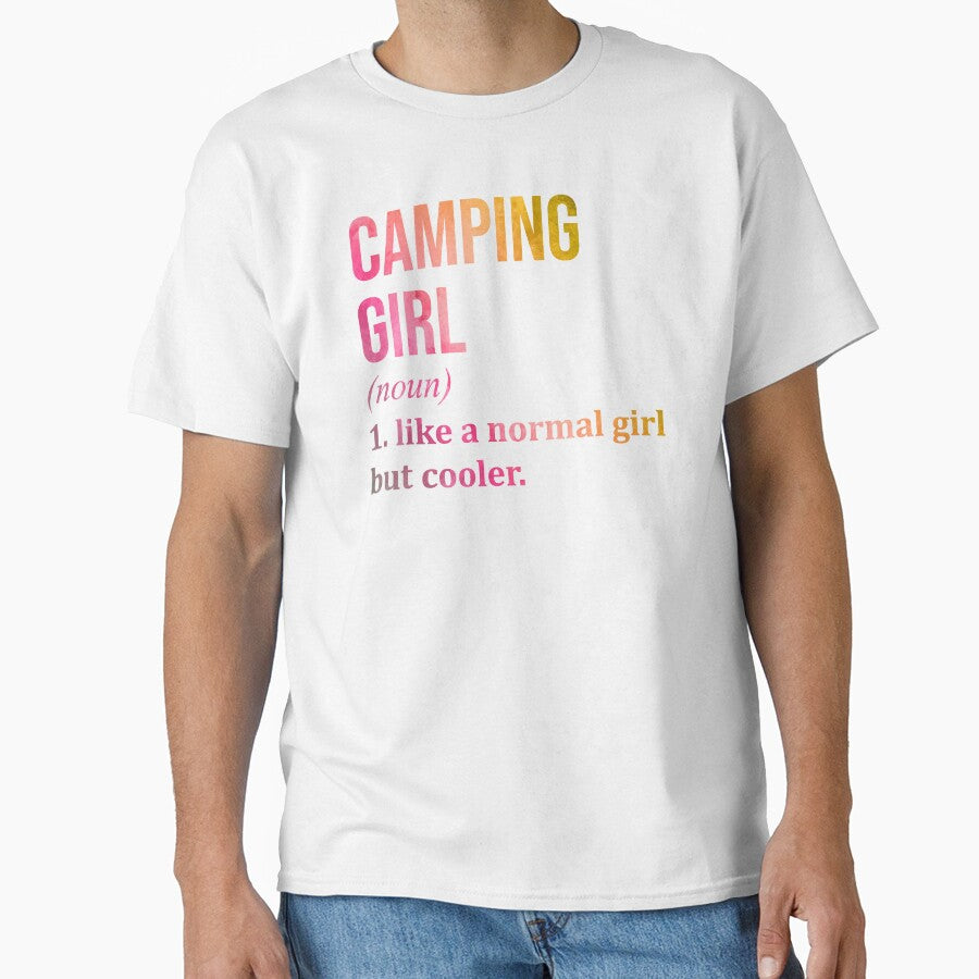 Camping Girl Definition in Watercolor by XCIV