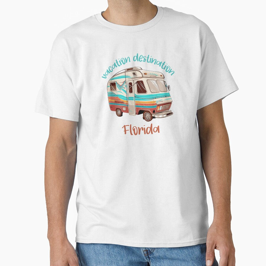 Vacation Destination Florida T-Shirt by MarqisStudio