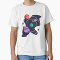 Planets In Space Graphic Printed T-Shirt by KARSCORP