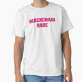 Blockchain Babe - Pink Text by Fight The Shirts